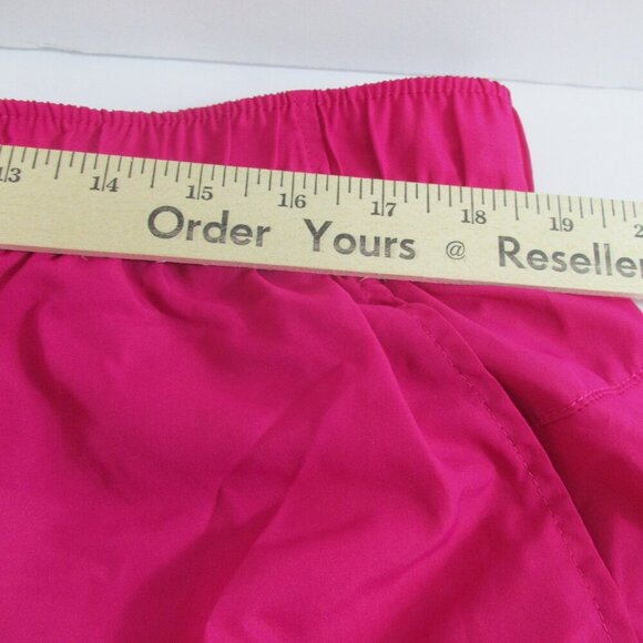 Athletic Works Shorts Womens 2XL Pink Solid Lined Stretch Workwear Elastic Waist - Picture 9 of 10